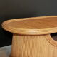 Rattan and bamboo coffee table 1960