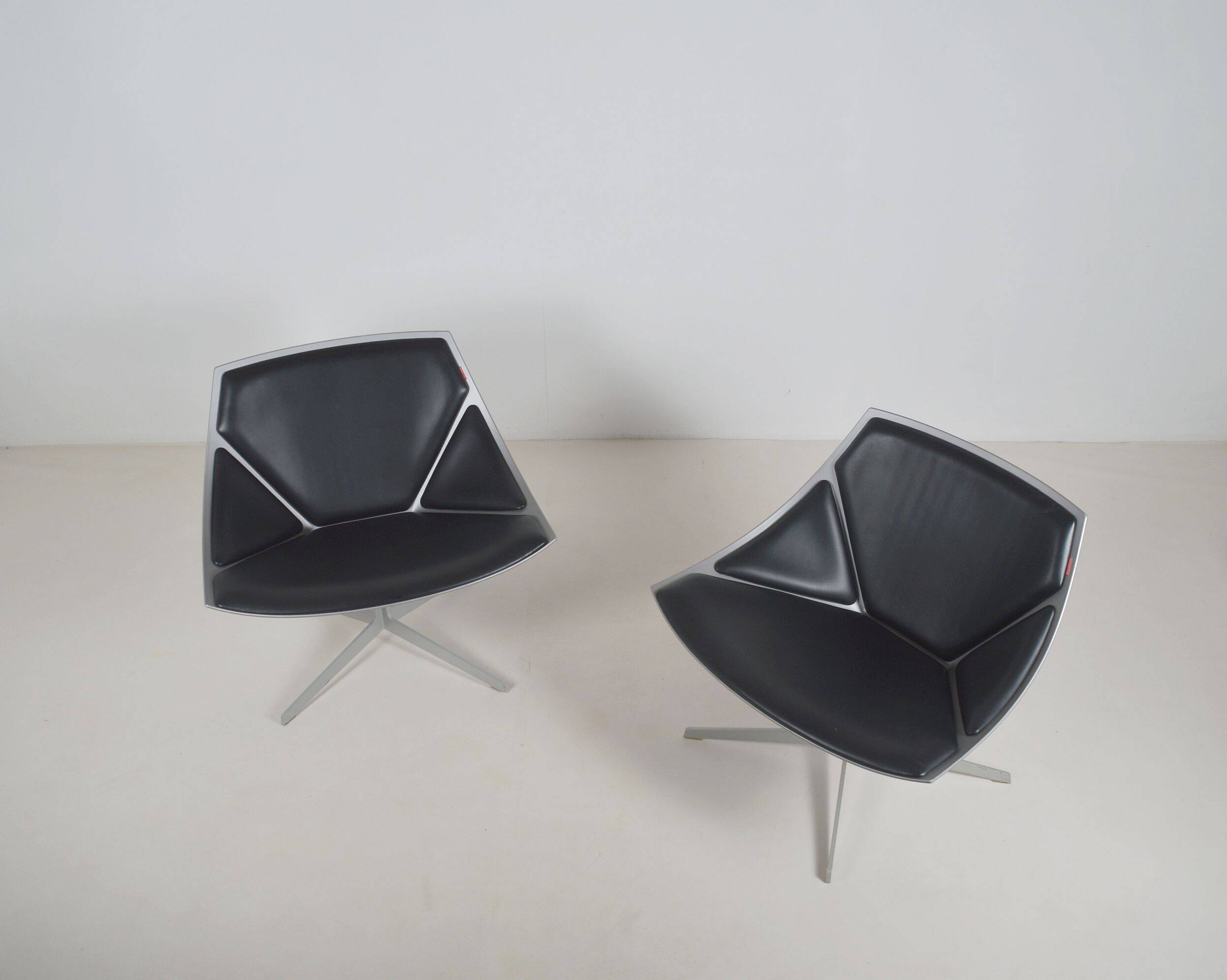 Set Space lounge chairs designed by Jehs + Laub for Fritz Hansen, 2007