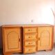 Vintage rattan sideboard - circa 1970