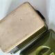 Small terrine in olive green glazed earthenware