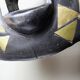 African moon mask, Luba/Baluba, DR Congo, carved wood, beads.