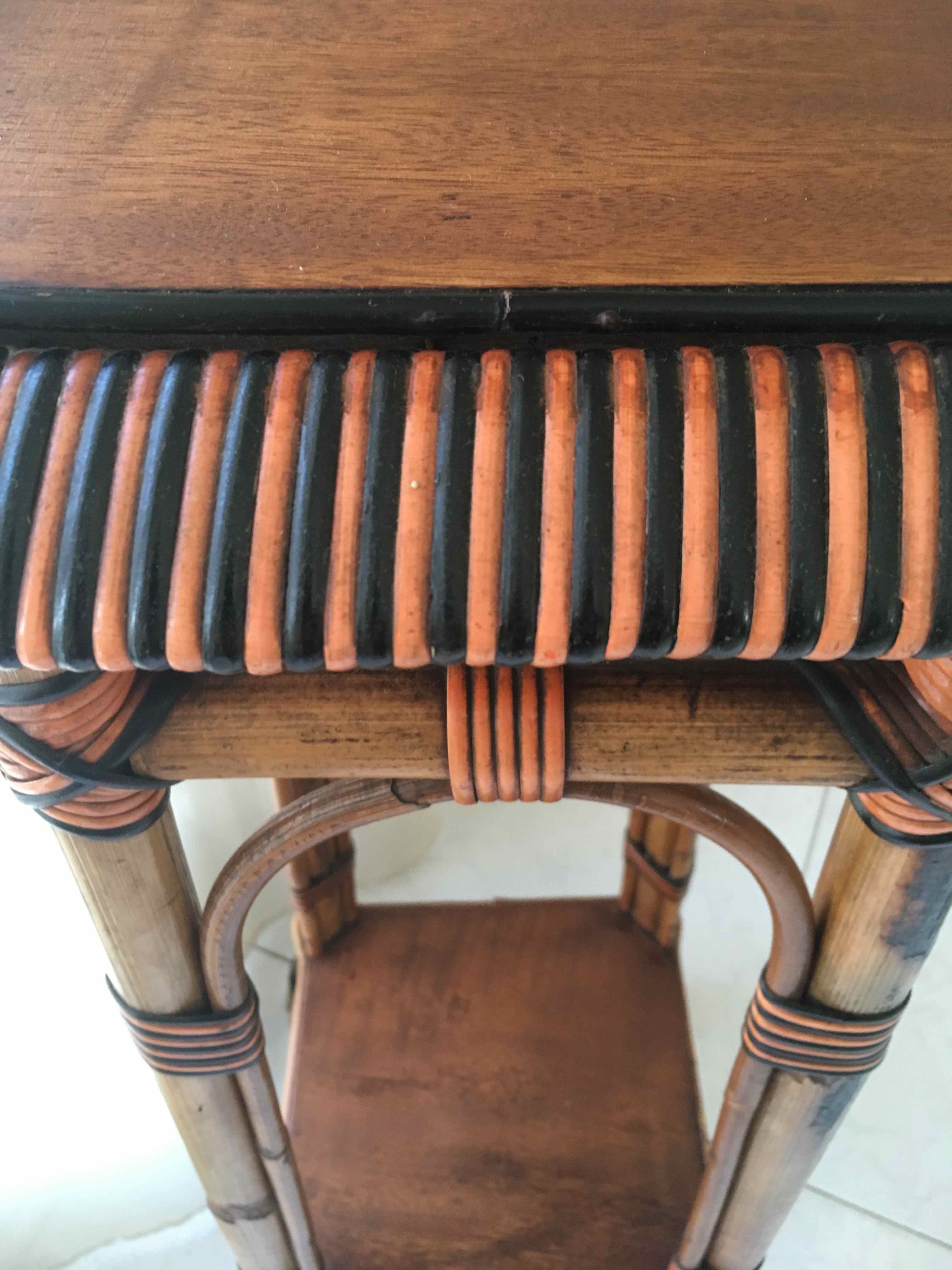 Bamboo and wicker harness 1970