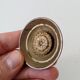 Pair of antique Empire furniture knobs from the 19th century in solid bronze.