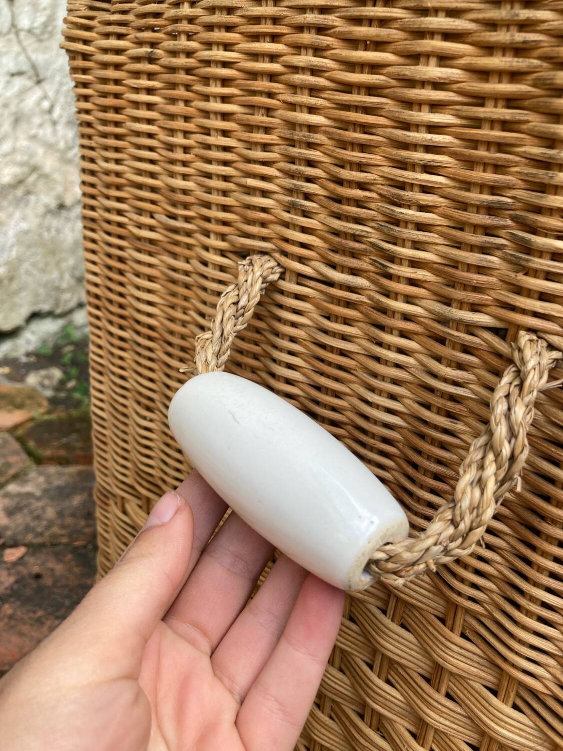 Vintage wicker chest