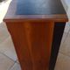 Louis XVI style chest of drawers in wood and cherry veneer.
