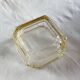 Baccarat Art Deco crystal square ashtray