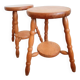 Vintage tripod stools