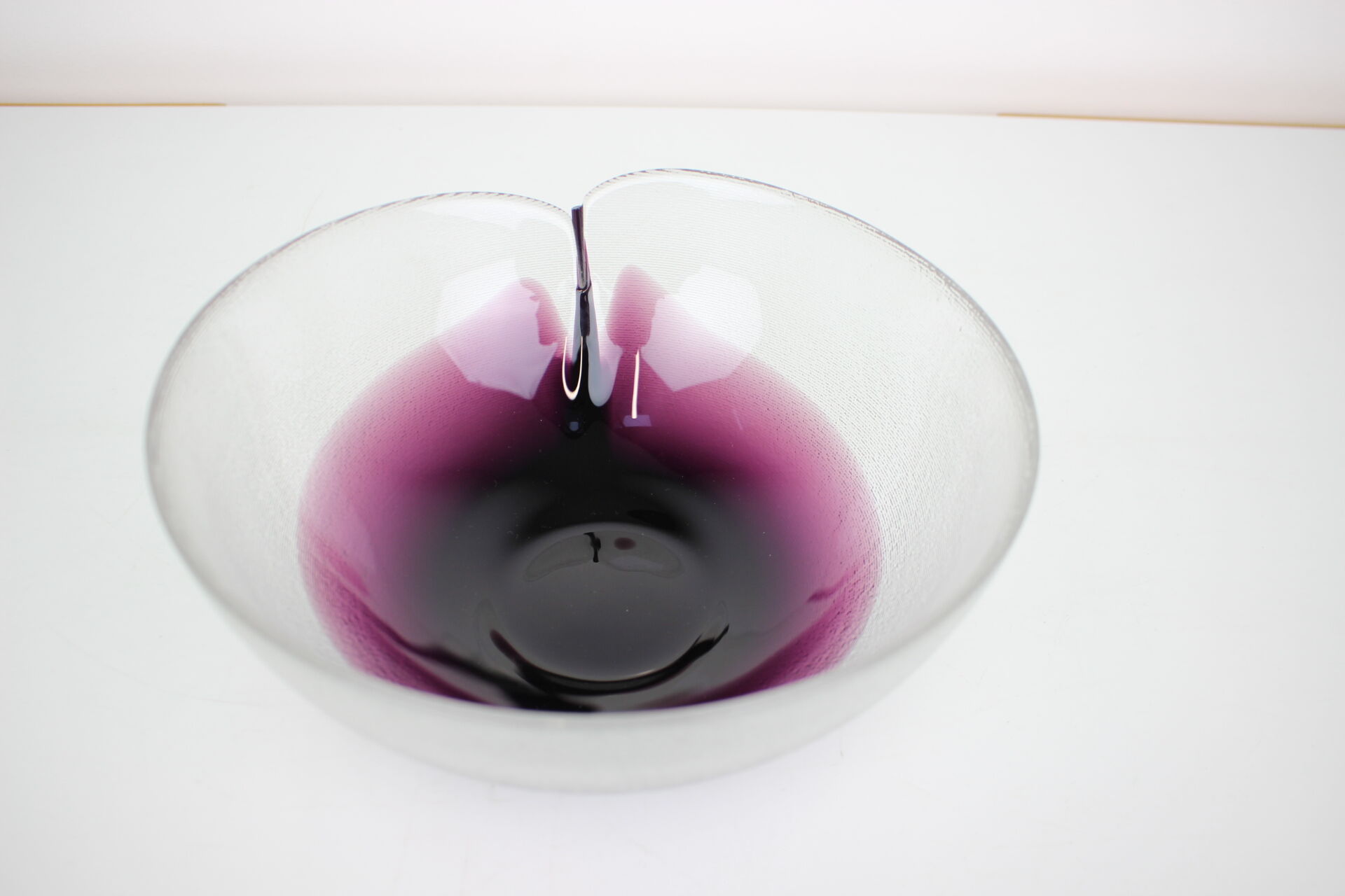 Mid-Century Bowl Designed by Jiri Suhajek for Crystalex , 1970's