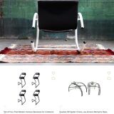 Rocking chair Memphis Ellipse leather Les Amisco with its cushion