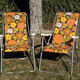 Paire de fauteuils de camping Kettler vintage 70's