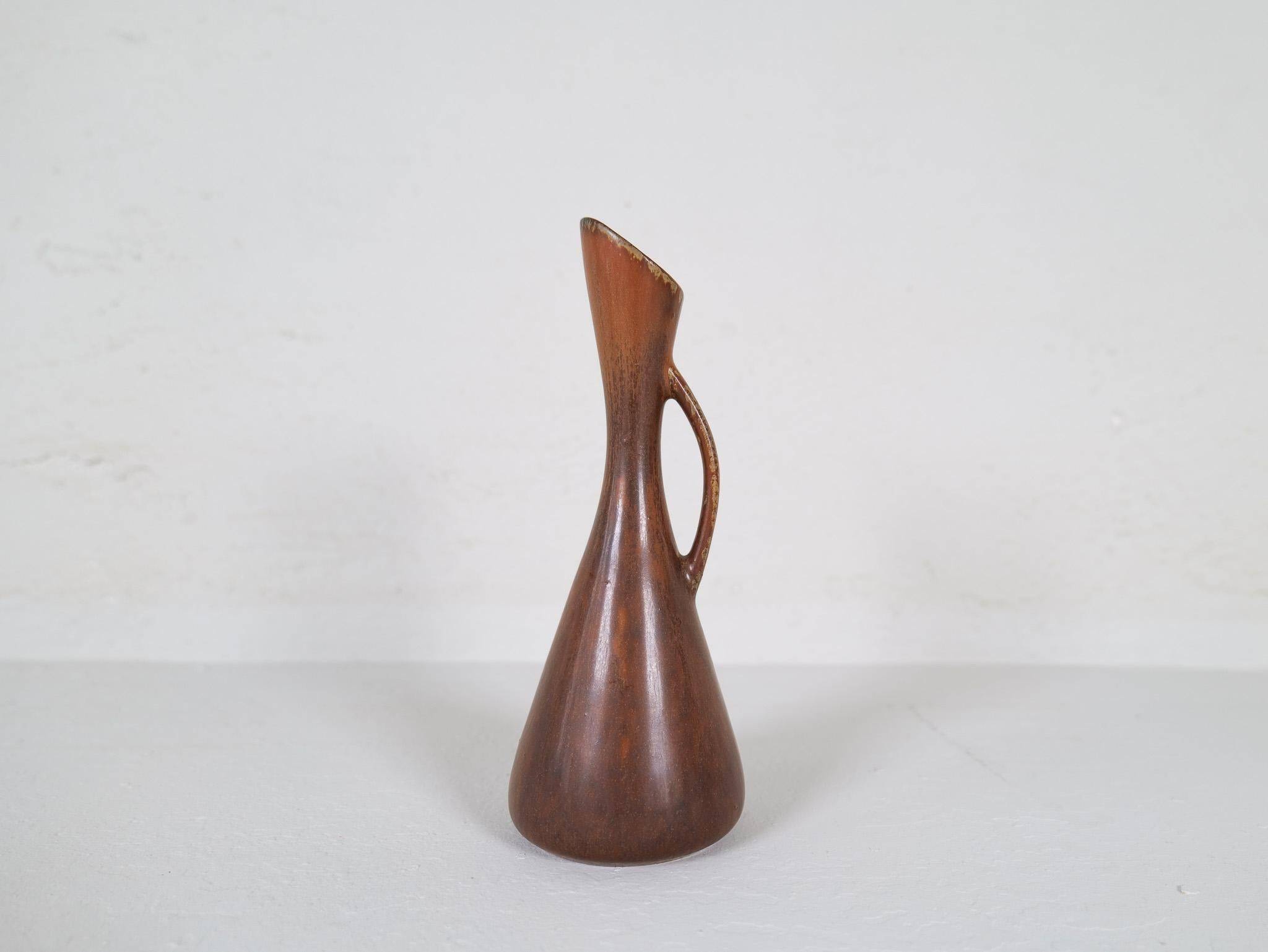 Mid-century modern set of 3 ceramic pieces by Rörstrand Gunnar Nylund, Sweden, 1950s.