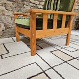 Pine fireside chair 1970