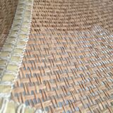 Vintage rattan flower suspension