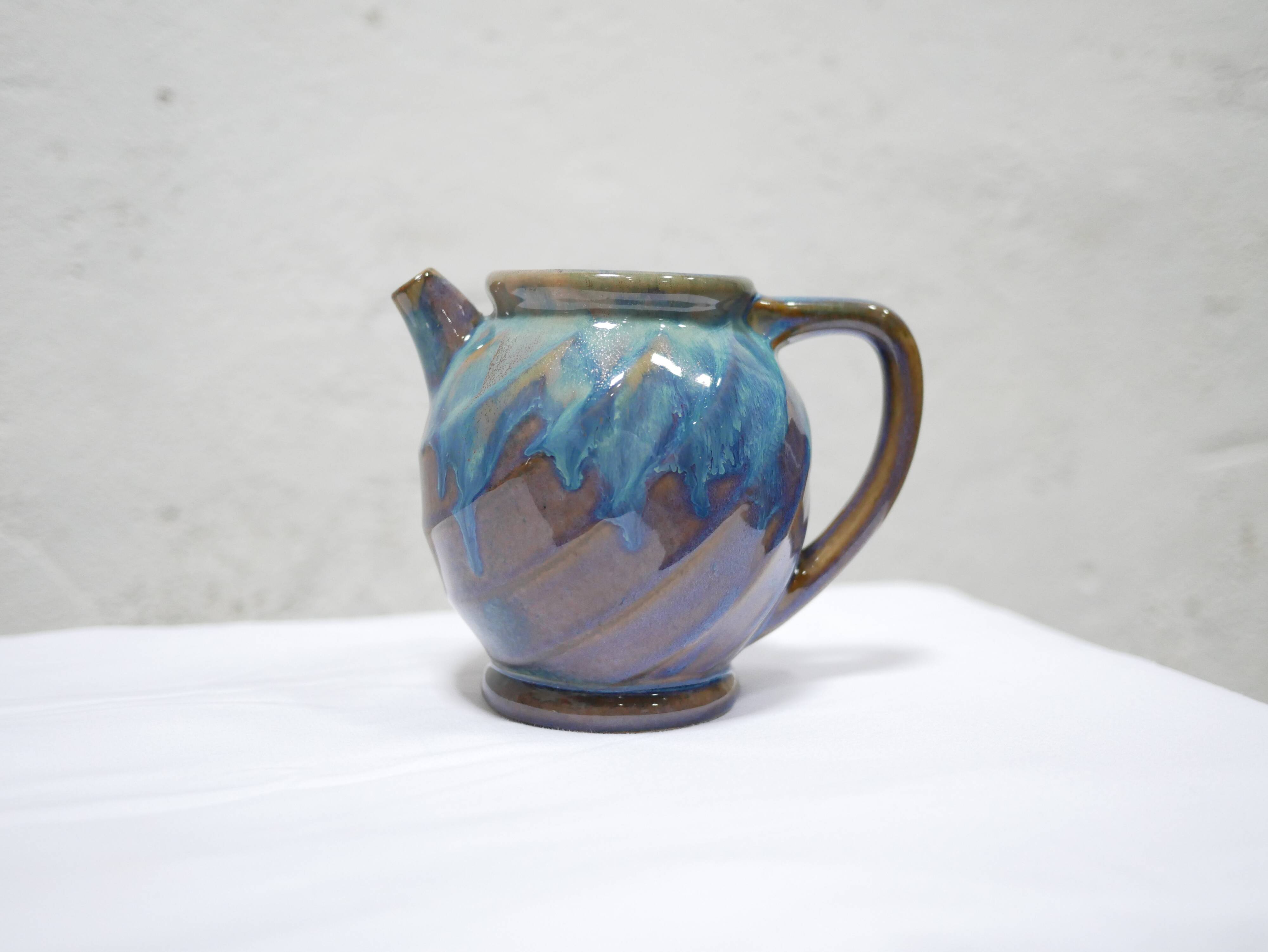 Vintage ceramic pitcher by the Denbac manufacture