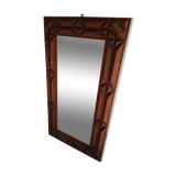 "Tramp Art" mirror 116X60 cm