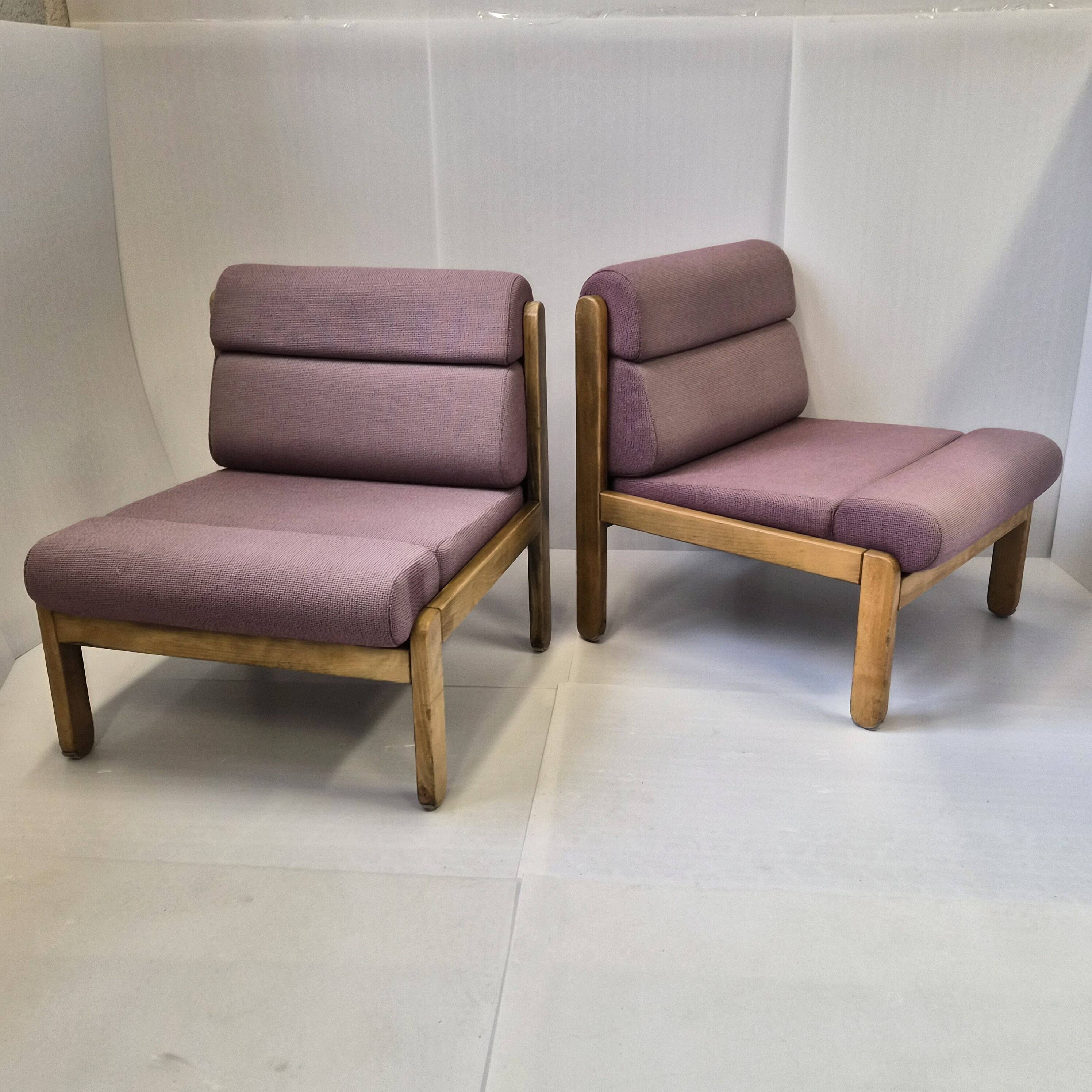 Pair of vintage Socol Souvignet armchairs, 1960