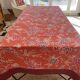 Floral printed tablecloth with border - Linvosges - cotton - 140x150 cm