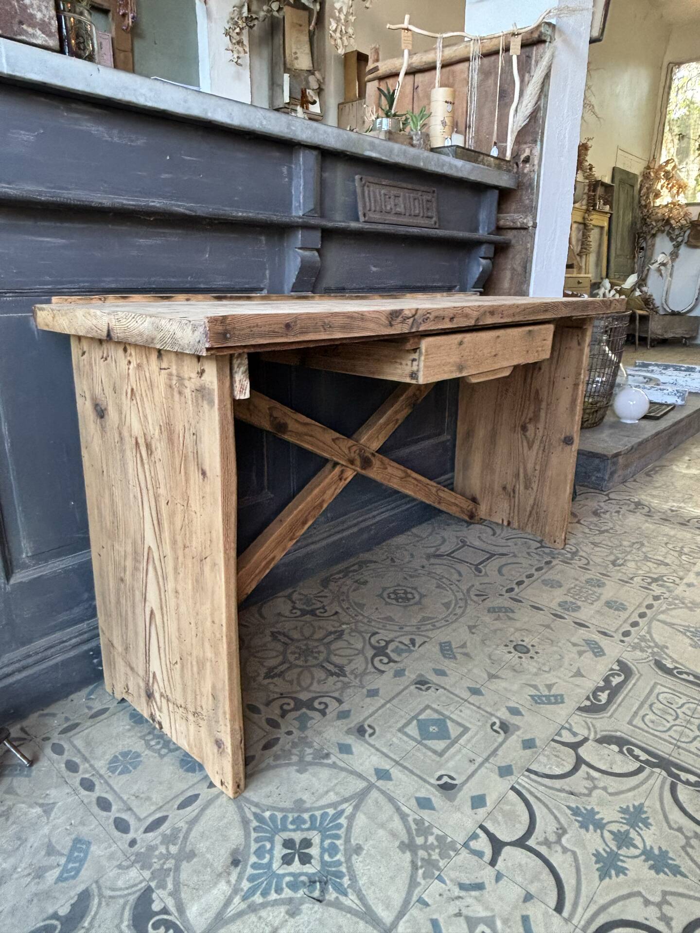 Console made of pine