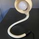 Lampe blanche Hebi d’ Isao Hosoe pour Valenti blanc crème vintage 1970