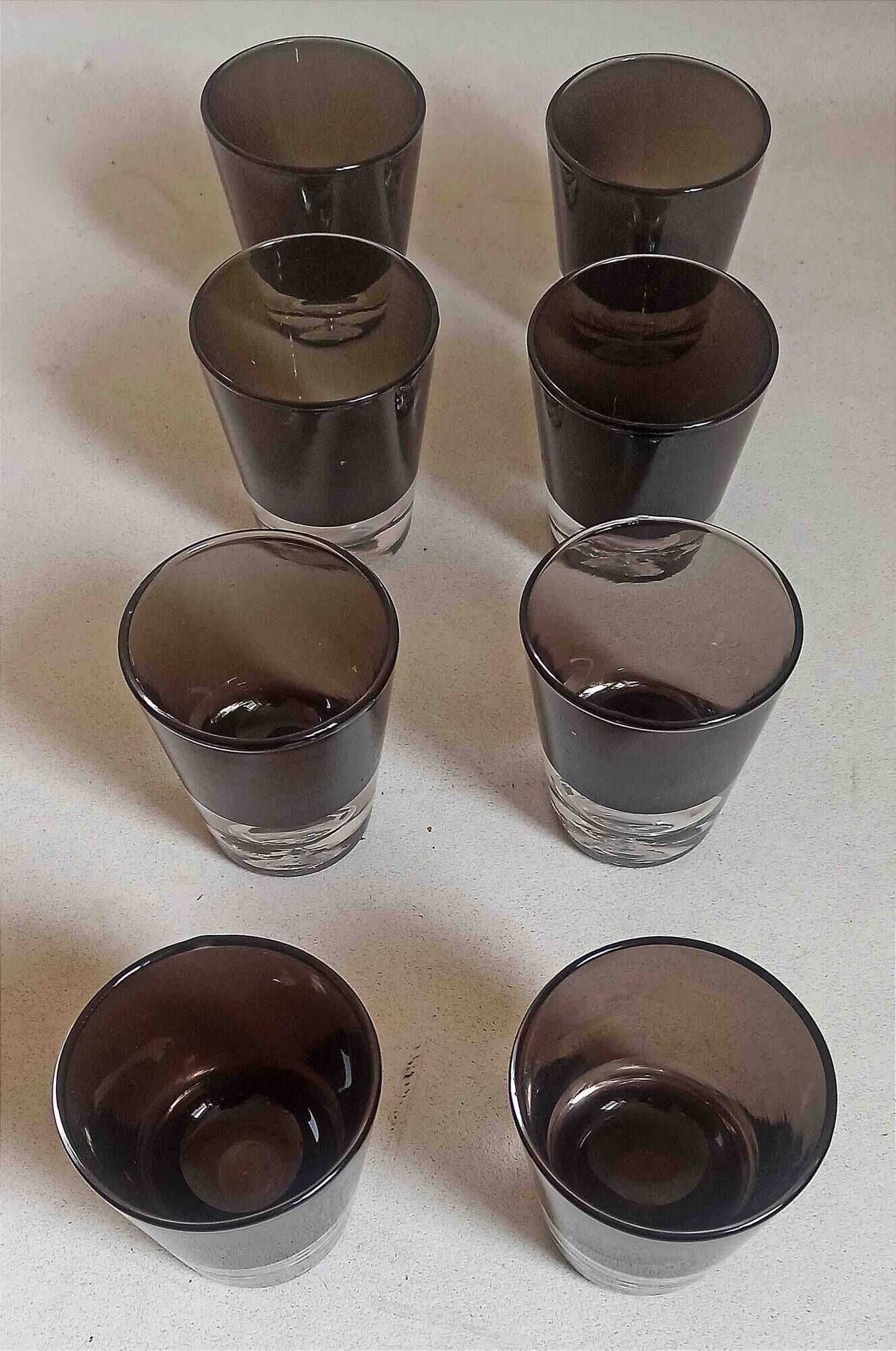 Set of 8 glasses 1960s Bo Borström Aseda Sweden