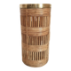 Umbrella stand Gabriella Crespi 1970s Bamboo Brass Height 51 cm