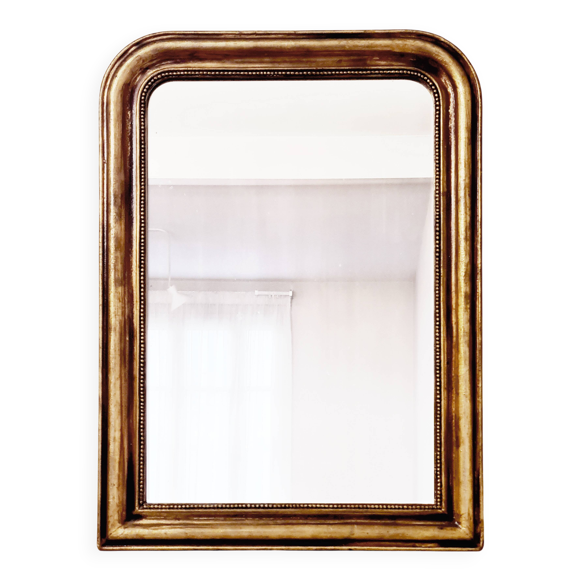 Antique Louis-Philippe gilded mirror “Apoline”