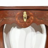 Small Table in Lacquered Wood, Louis XV Style – Late 19th Century