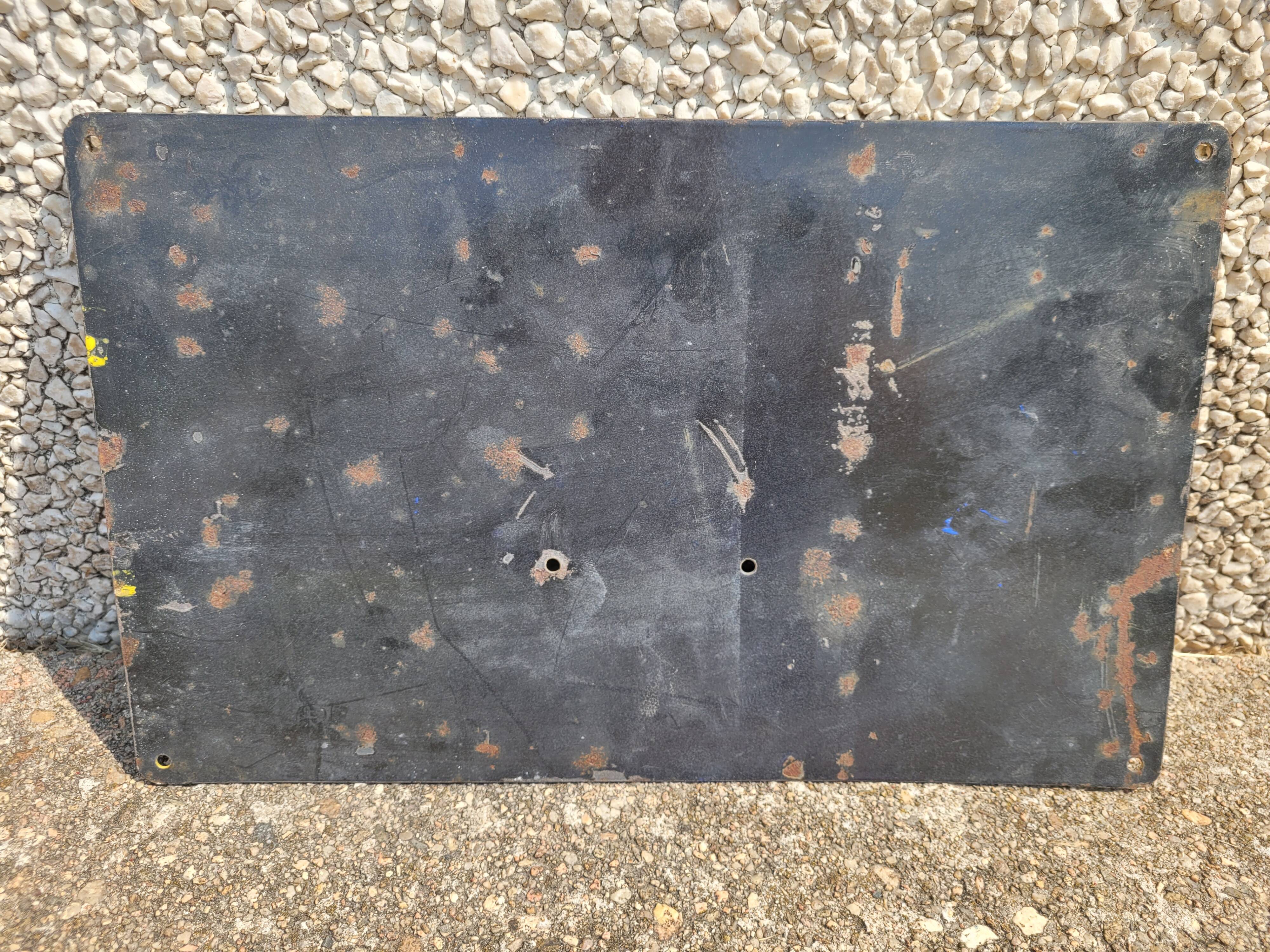 Plaque émaillée