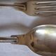 8 dessert spoons Ercuis silver-plated Shell or Vendôme