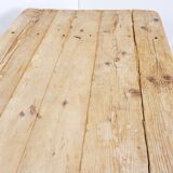 Large solid wood farmhouse table