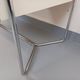Vintage Bauhaus style desk in melamine and chrome metal from the 1970s.