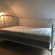 Wrought iron and copper bed, 1900