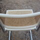 Set de 4 chaises blanches Cesca B 32 de Marcel Breuer made in Italy 1998