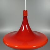 1960s/70s UFO Ceiling Lamp Hanging Lamp by Doria Leuchten Glass Space Age