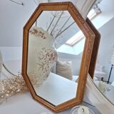 Vintage octagon mirror