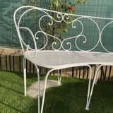 Arc garden bench