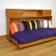 Daybed / Modular Desk Furnished in Vintage Blond Oak 1950