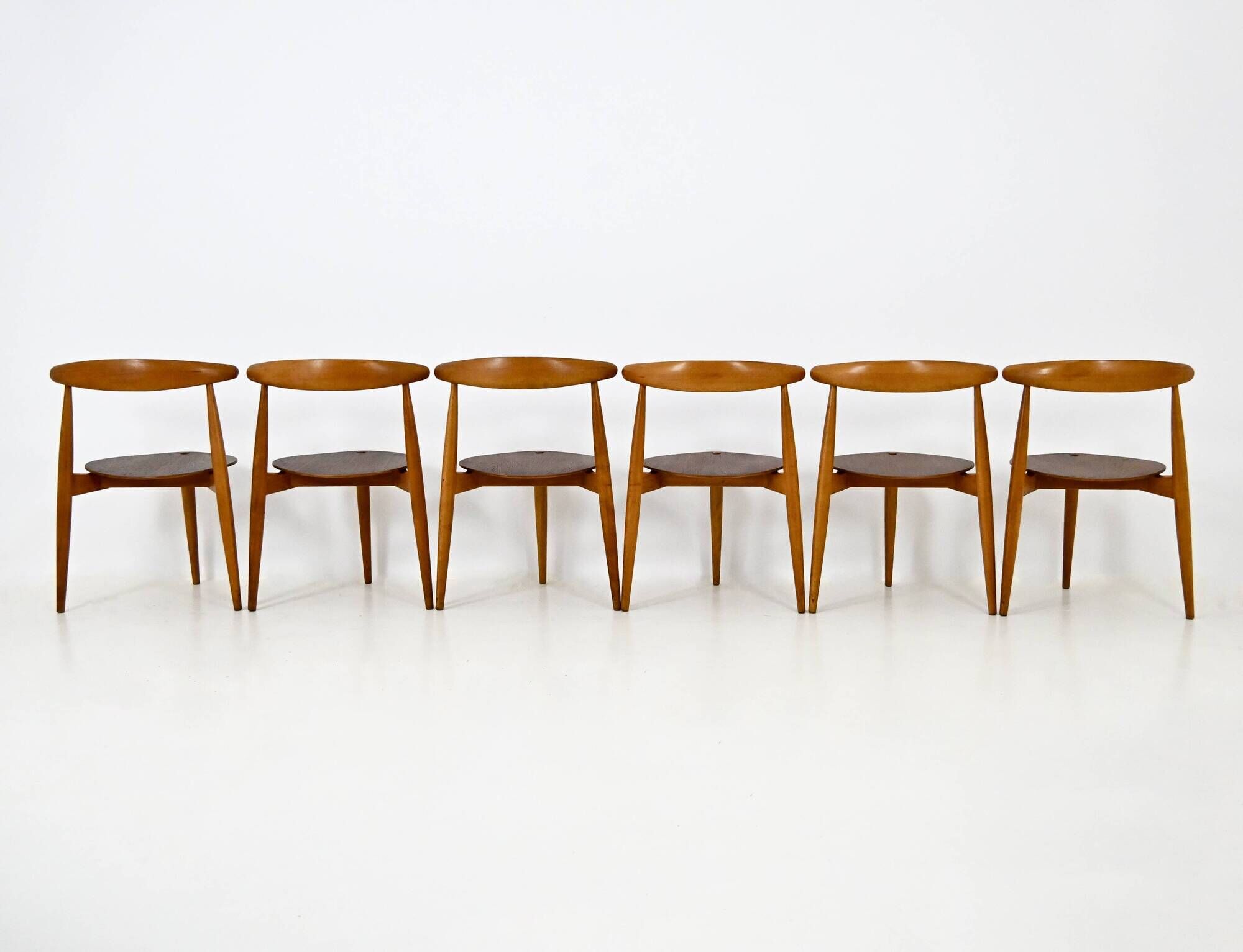 Dining set by Hans J. Wegner for Fritz Hansen, 1950s