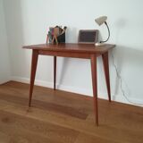 Solid oak side table