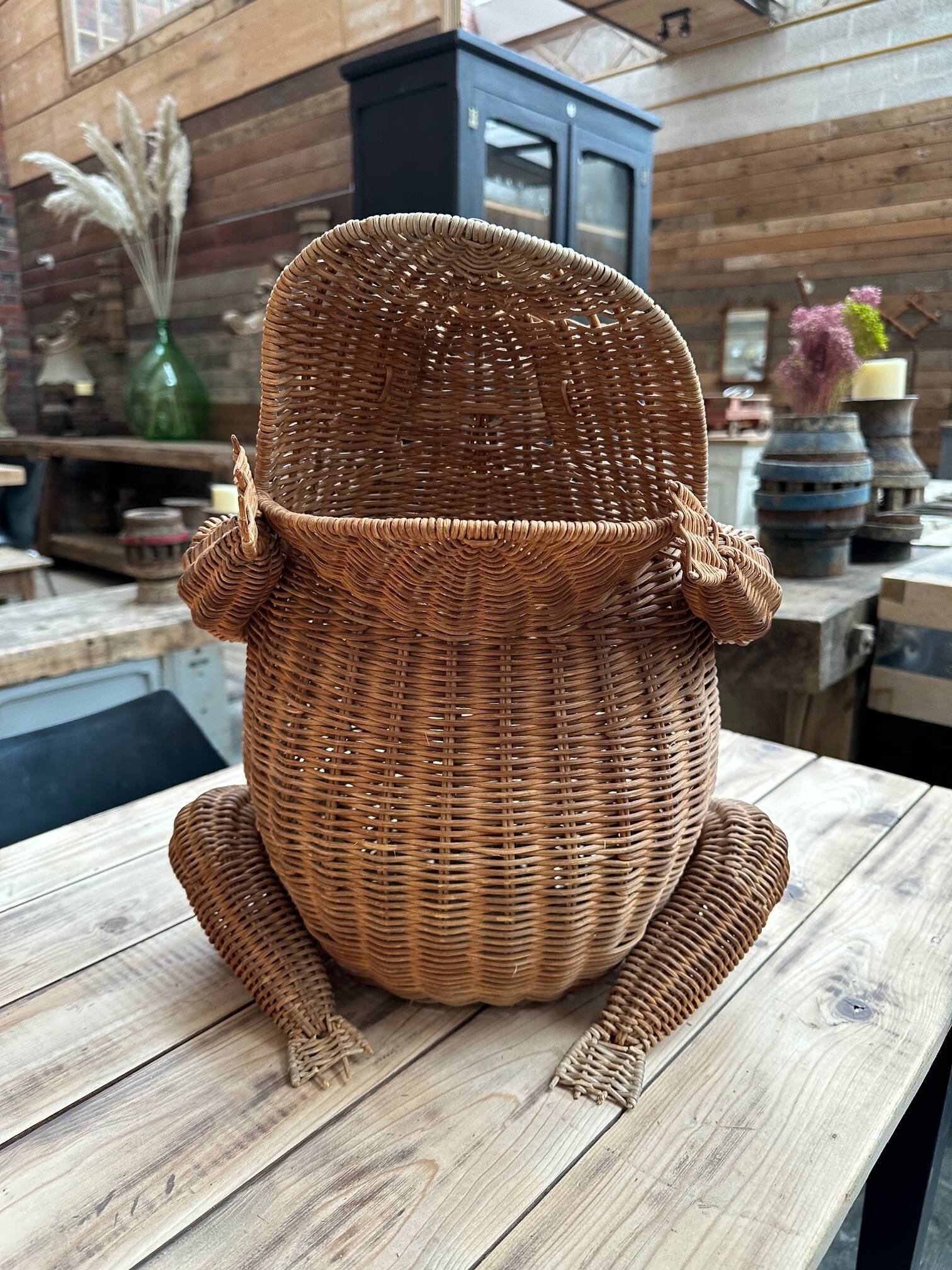 Frog magazine rack by Olivier Cajan