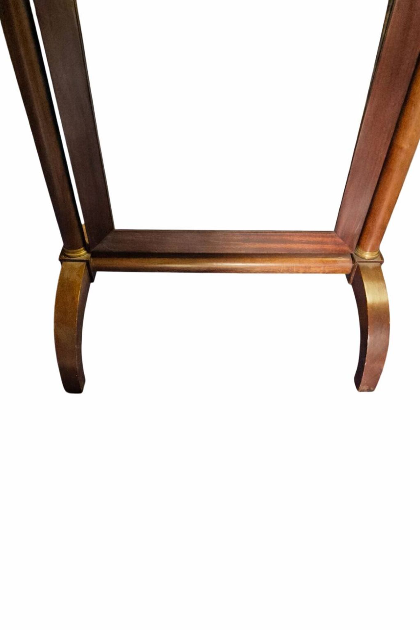 miroir sur pied en  acajou style empire