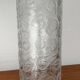 Large vase in raw glass, 1970s brutalism.