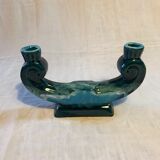 Double ceramic candle holder