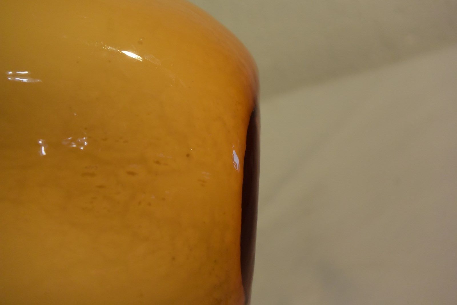 Pitcher orange glass