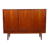 Vintage highboard | Wall cabinet | Teak | 154 cm