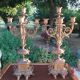 Pair of bronze candelabra nineteenth century