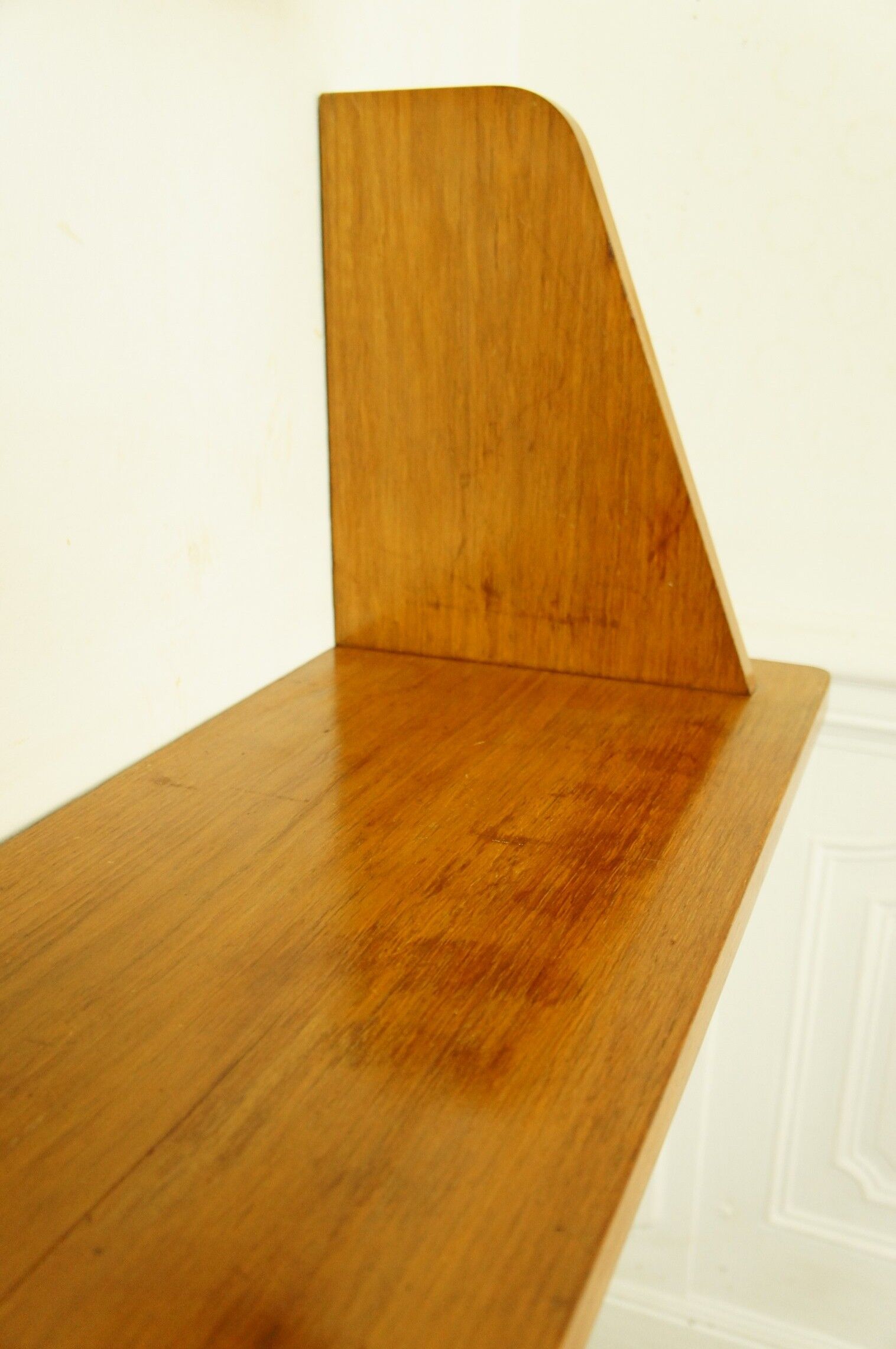 Set of 2 shelves solid oak 1950