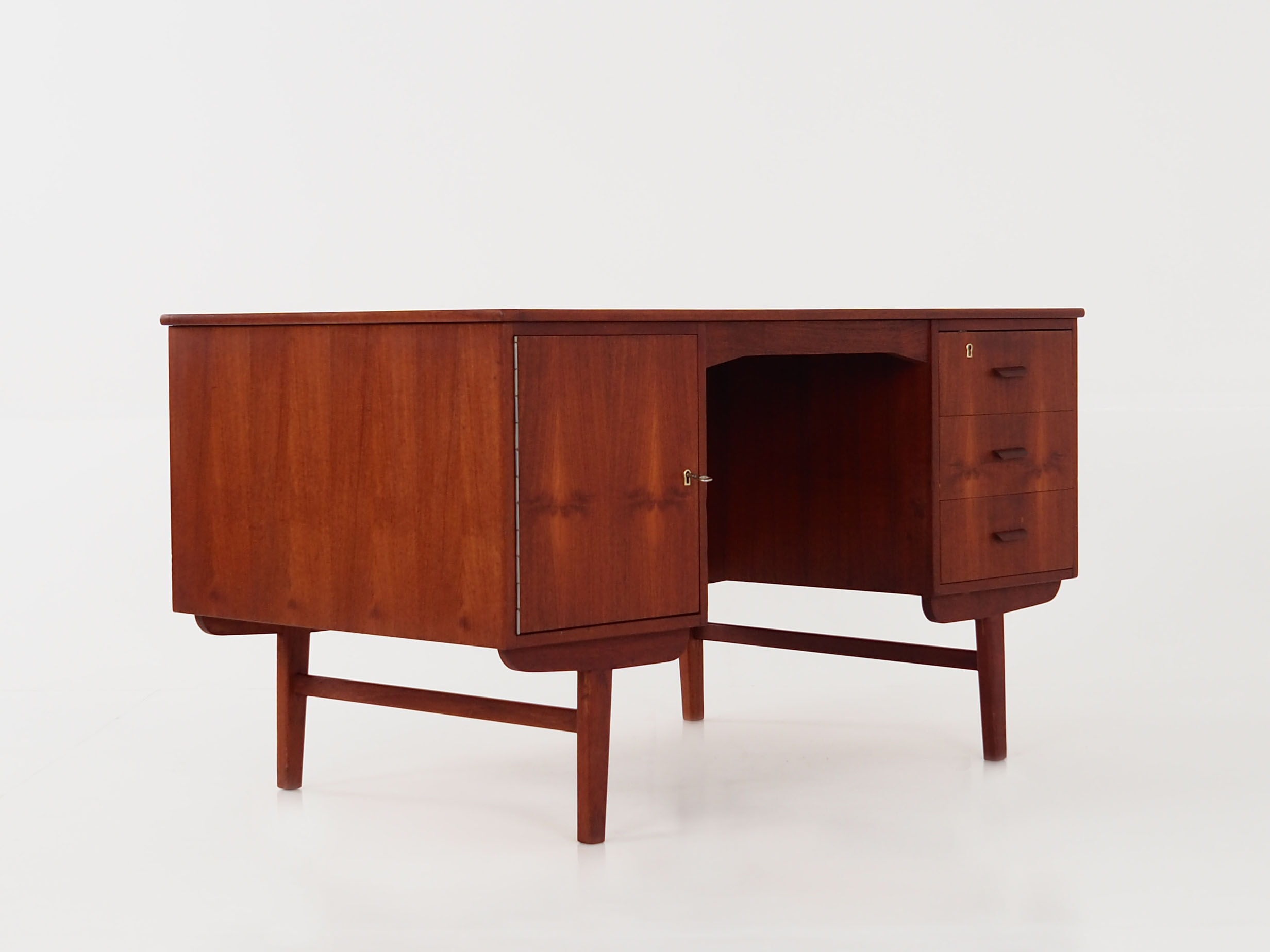 Bureau en teck design scandinave des années 70