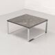 Table basse en ardoise Draenert des années 1970