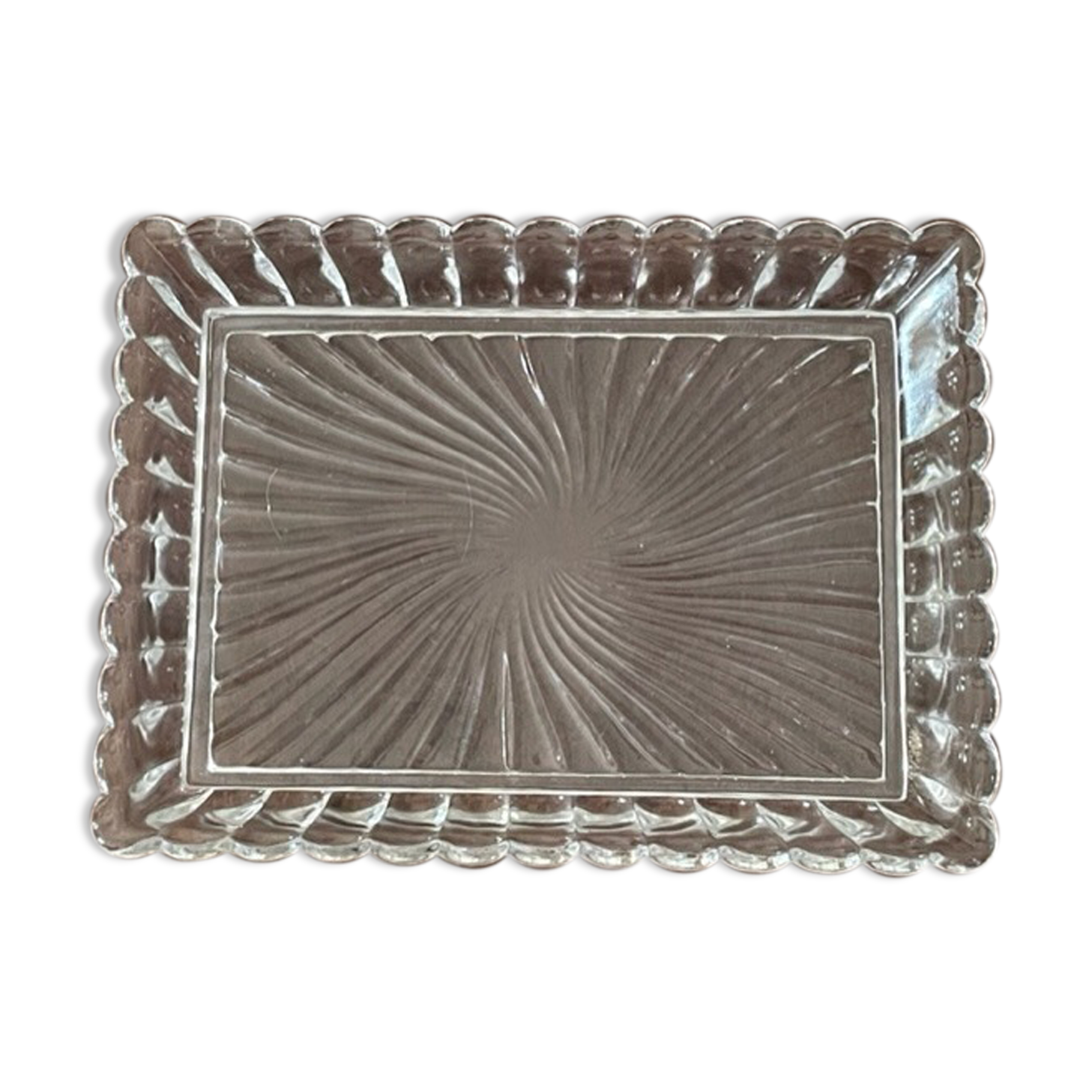 Plateau Baccarat crystal nineteenth century